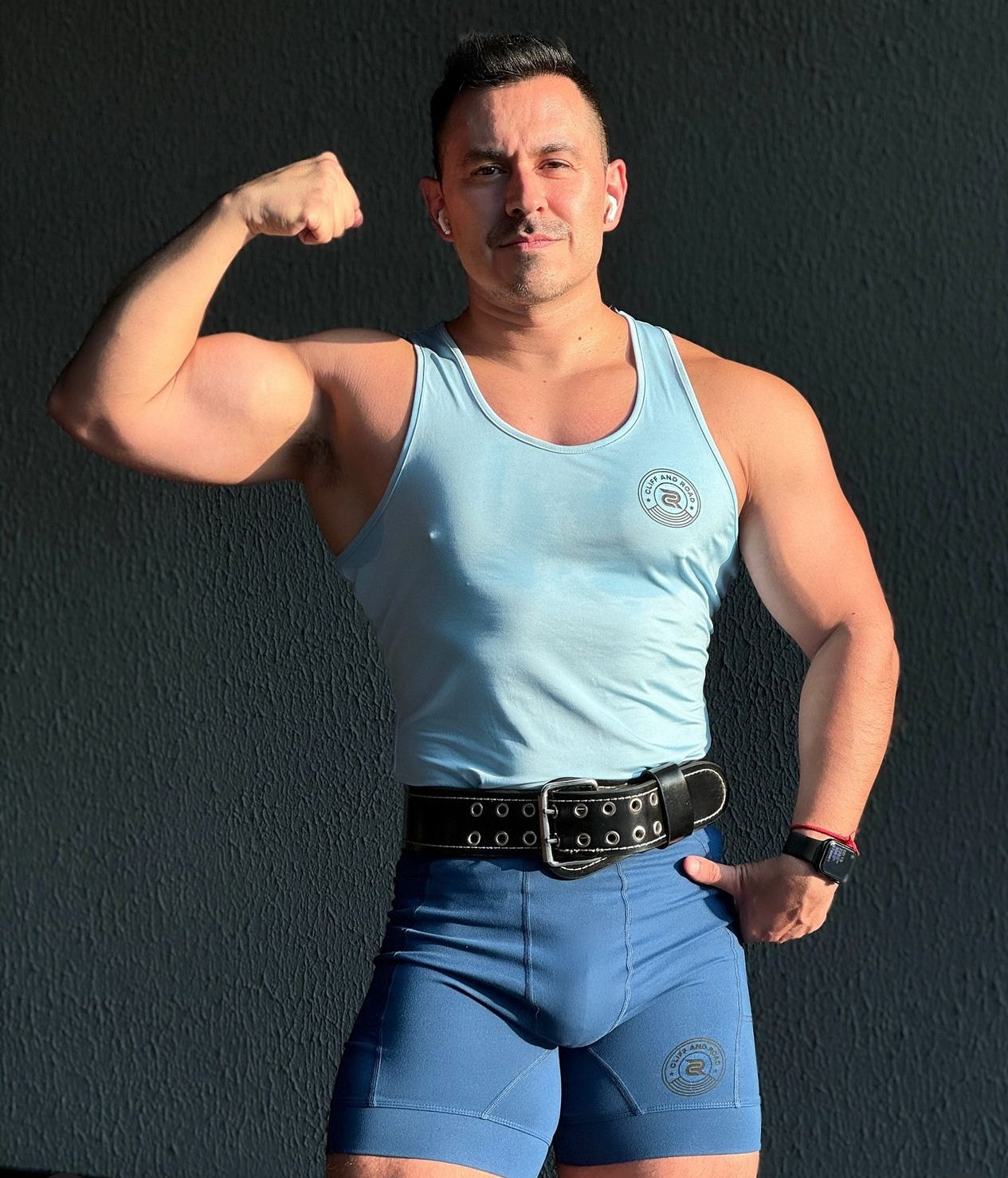 Cali Blue Fresco Compression Shorts – Premium Performa