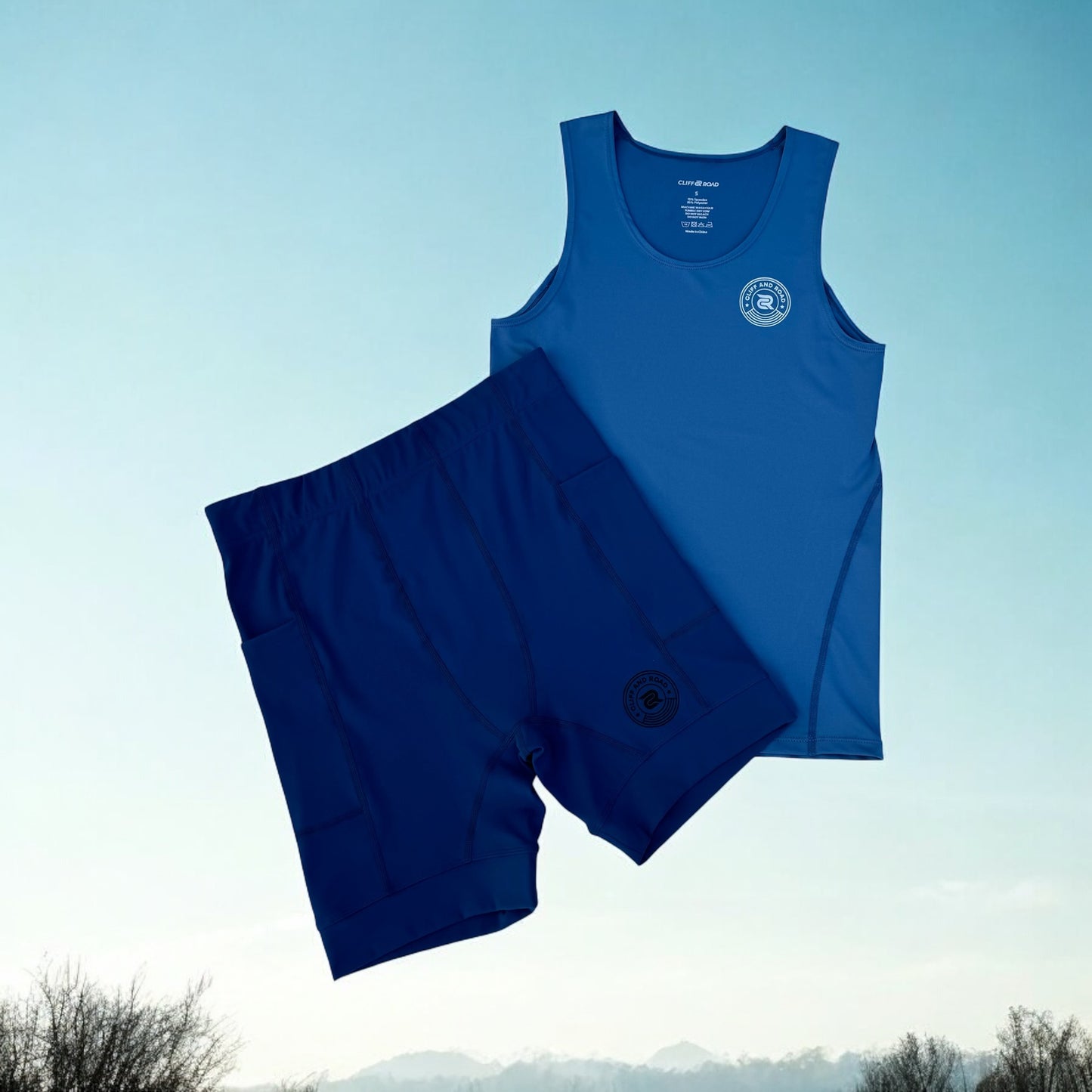 SculptureFit Tank – Azul | Men’s Fitted Compression Tank Top
