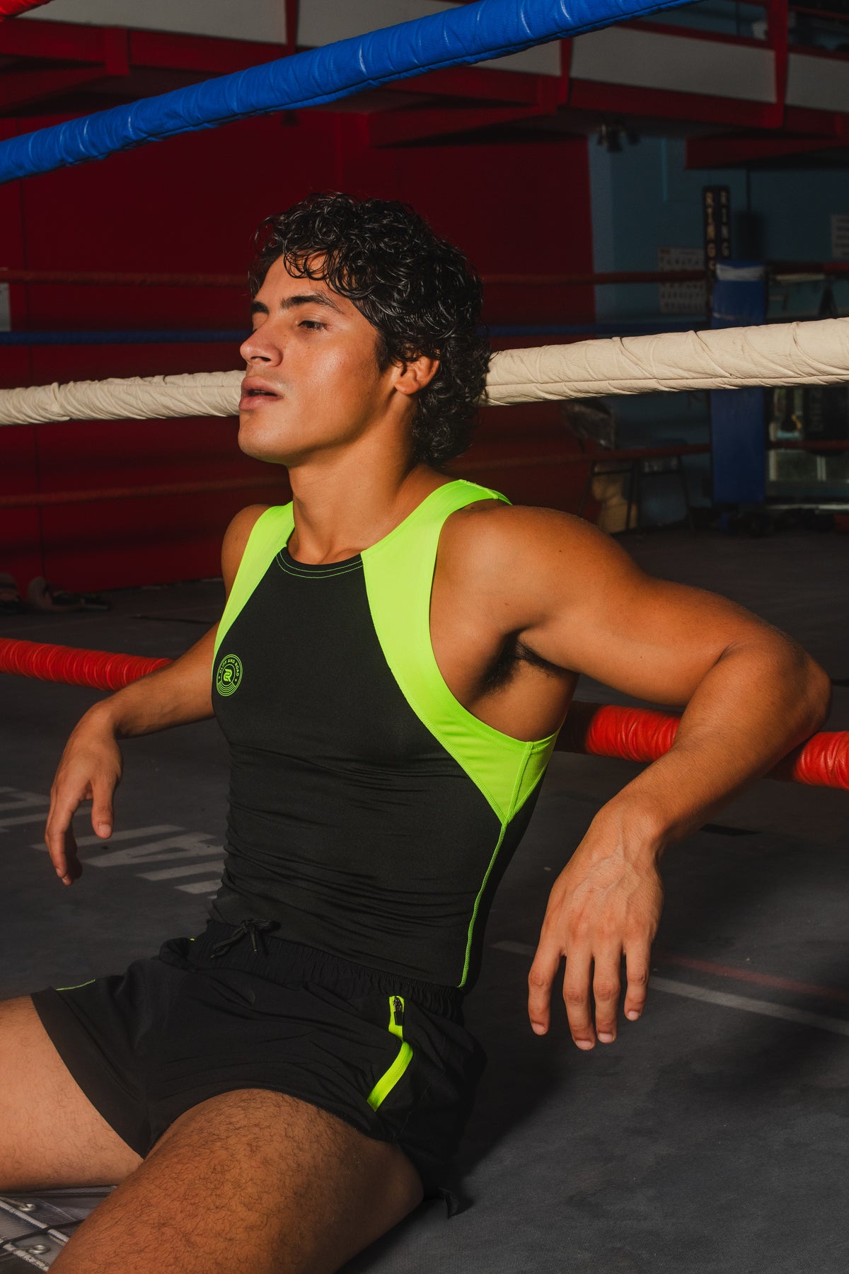Camp Laurel Tank in Lucha – Men’s Fitted Performance Tank
