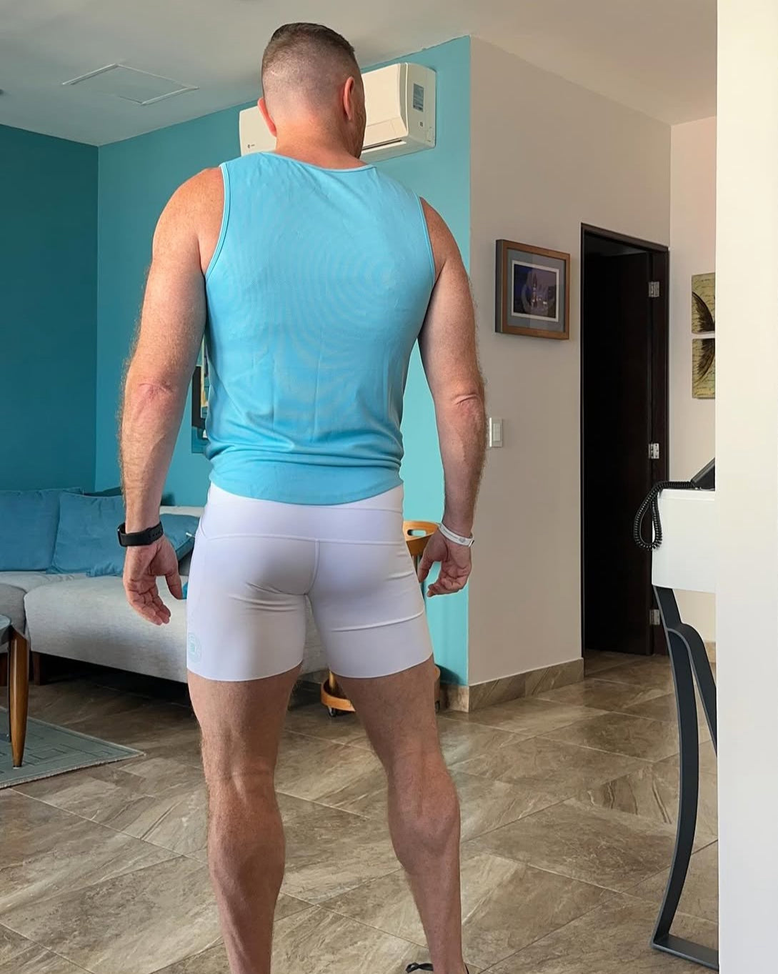 Durant Short – leche | High-Performance 6-Inch Spandex Training Shorts