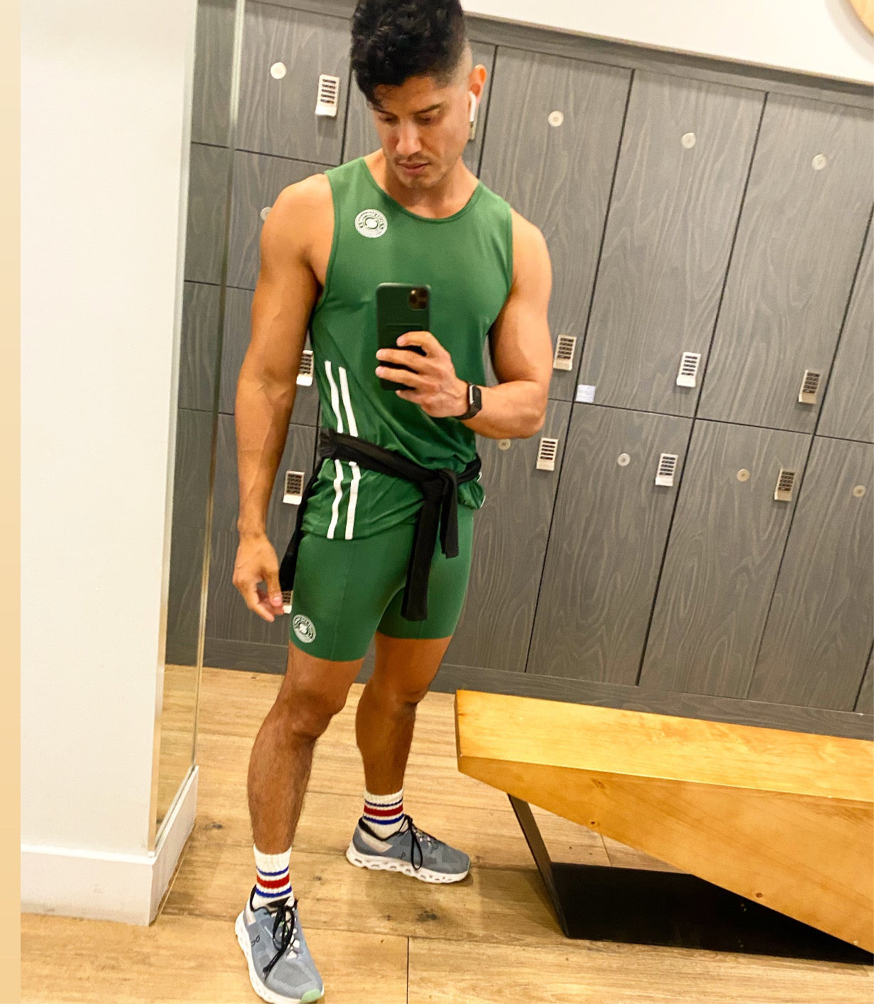 Sierra Tank in Nopal Green – Men’s Relaxed Fit Workout Tank Top
