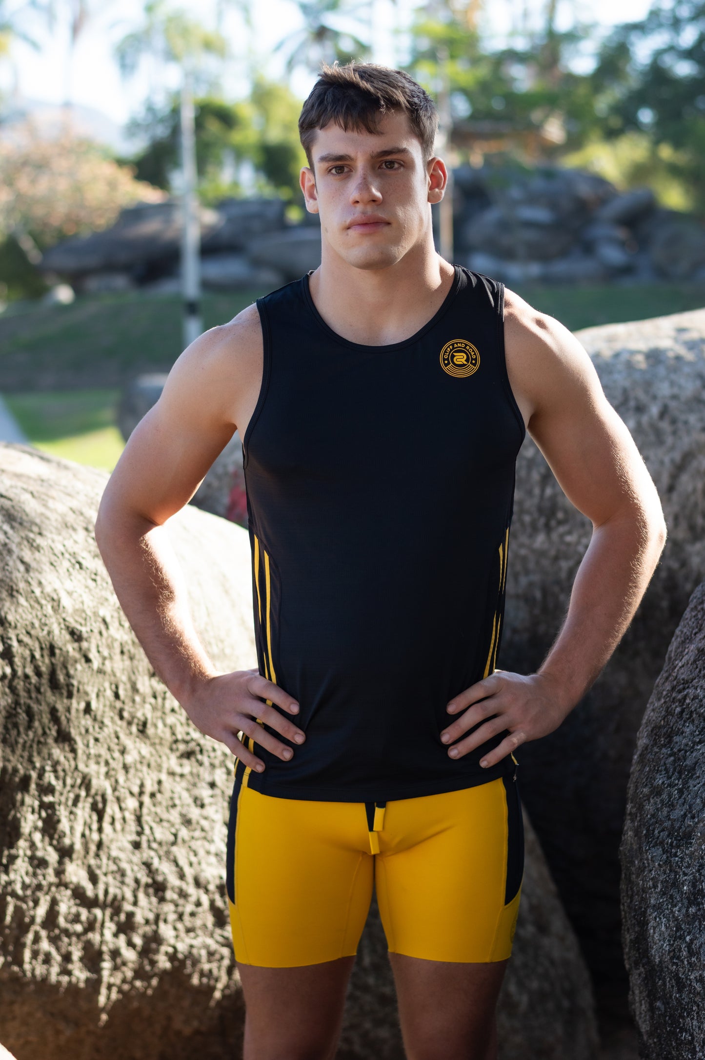 Sierra Tank in SOL – Men’s Relaxed Fit Workout Tank Top