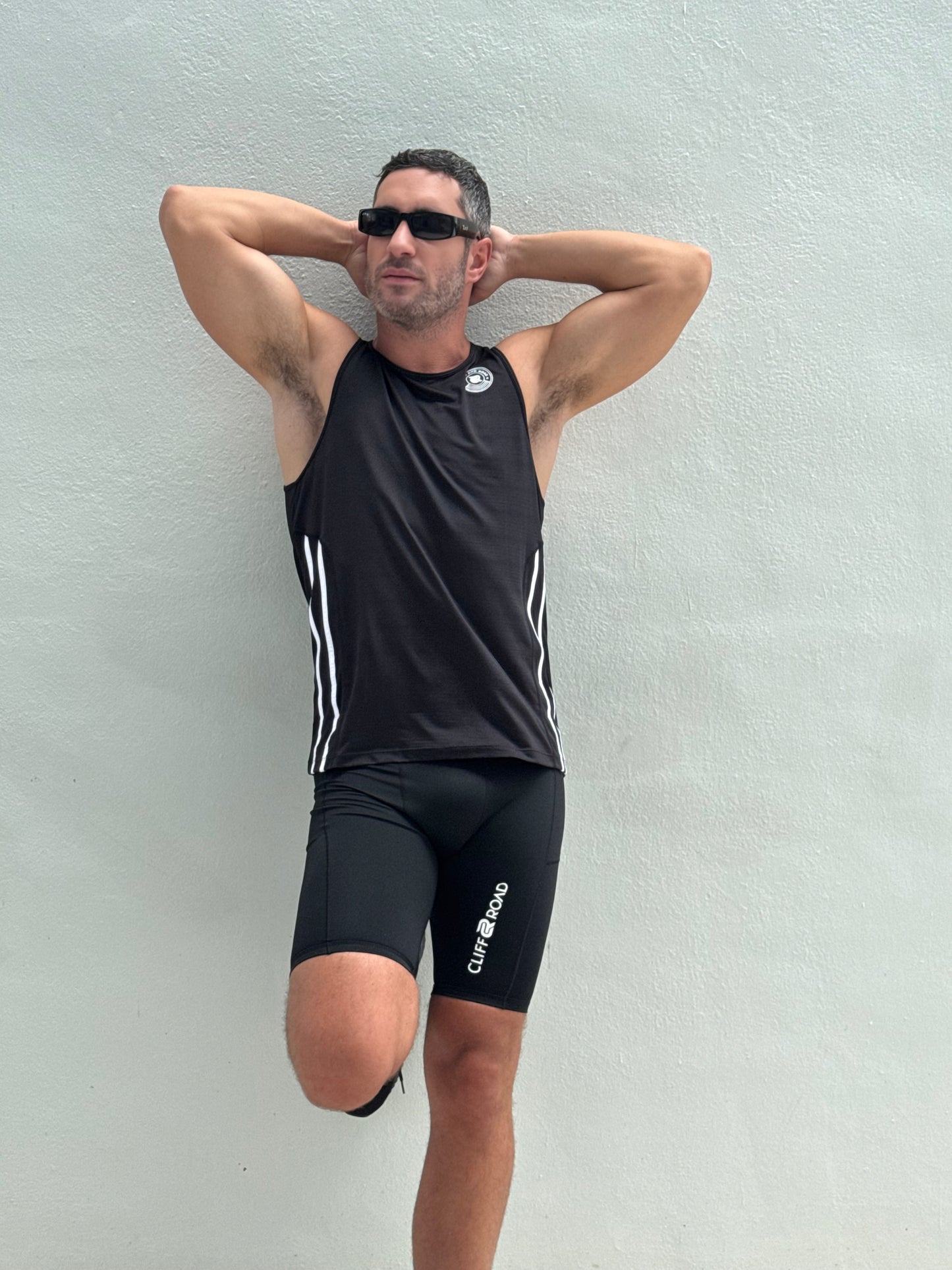 The Diego Racer short in Onyx