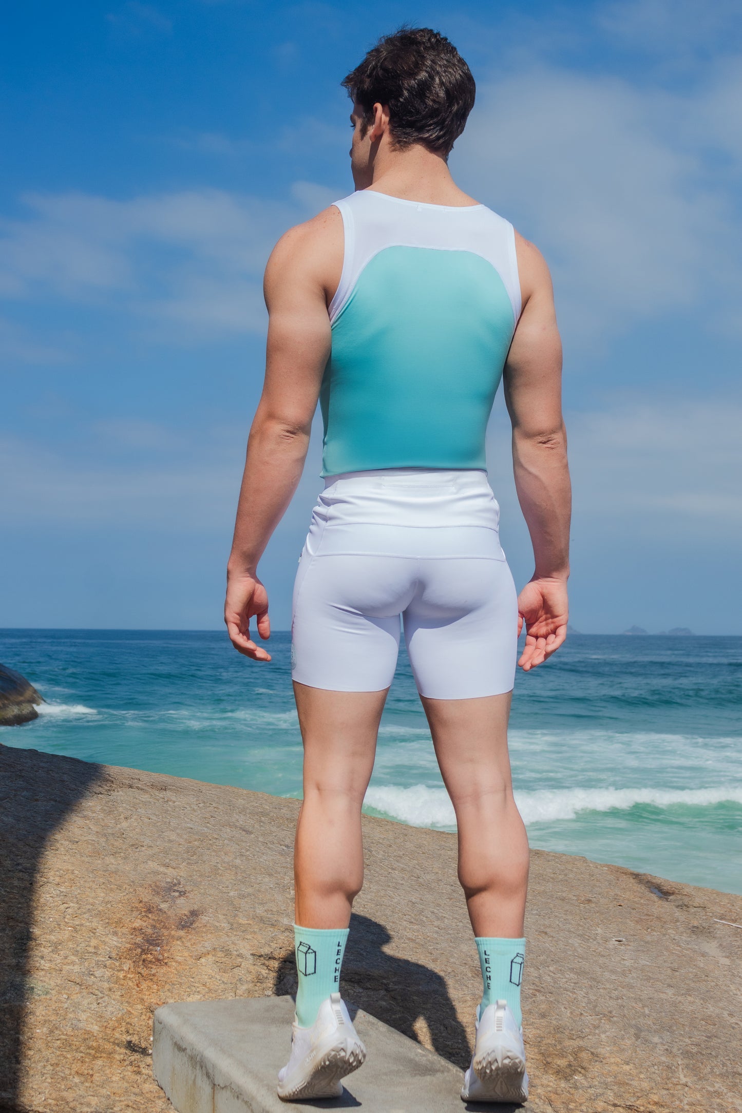 Durant Short – leche | High-Performance 6-Inch Spandex Training Shorts