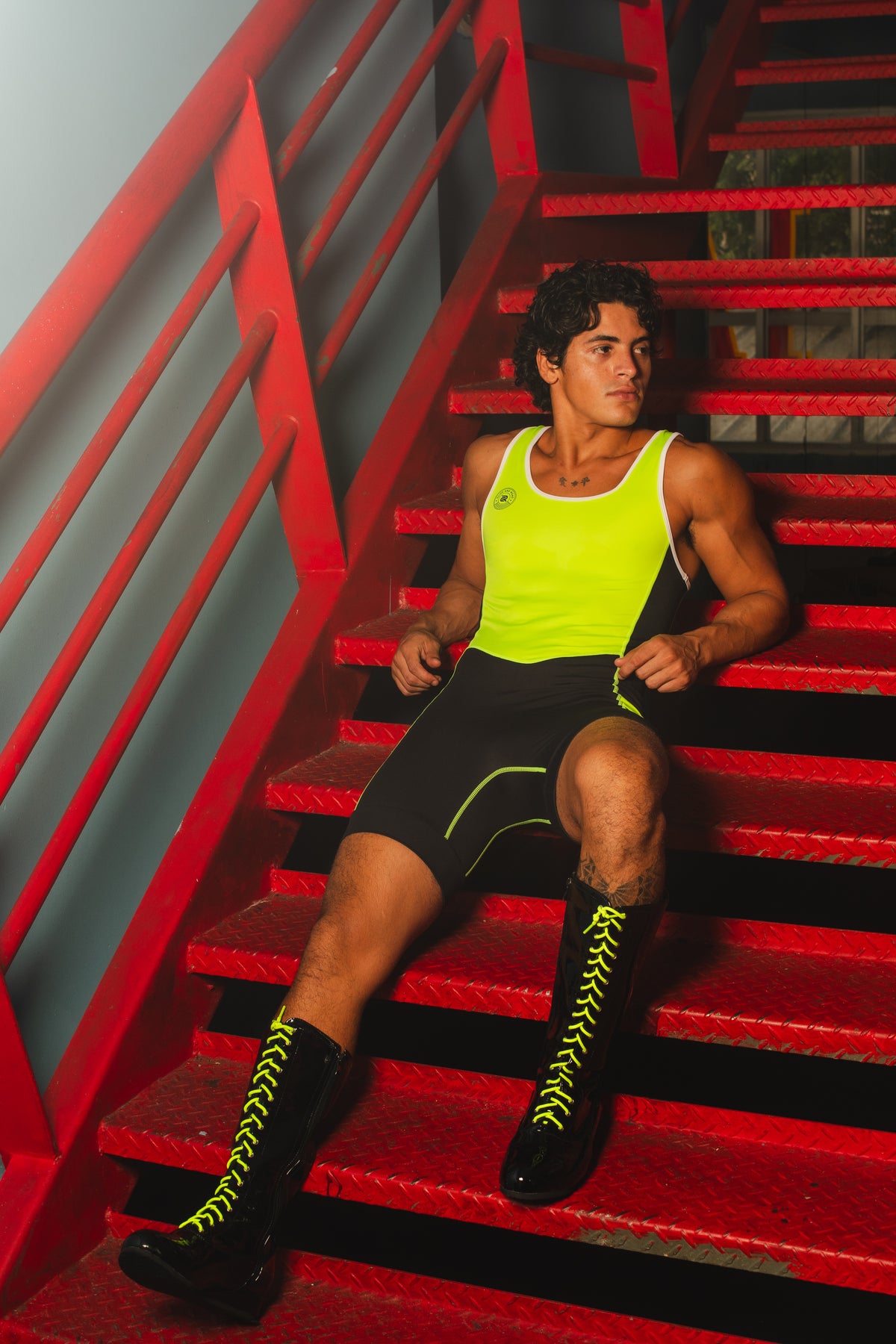 El Chavo 4 pocket Singlet in Lucha | Men's Singlet with Pockets