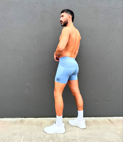 El Durant Short – Slate Azul | High-Performance  Spandex Training Shorts
