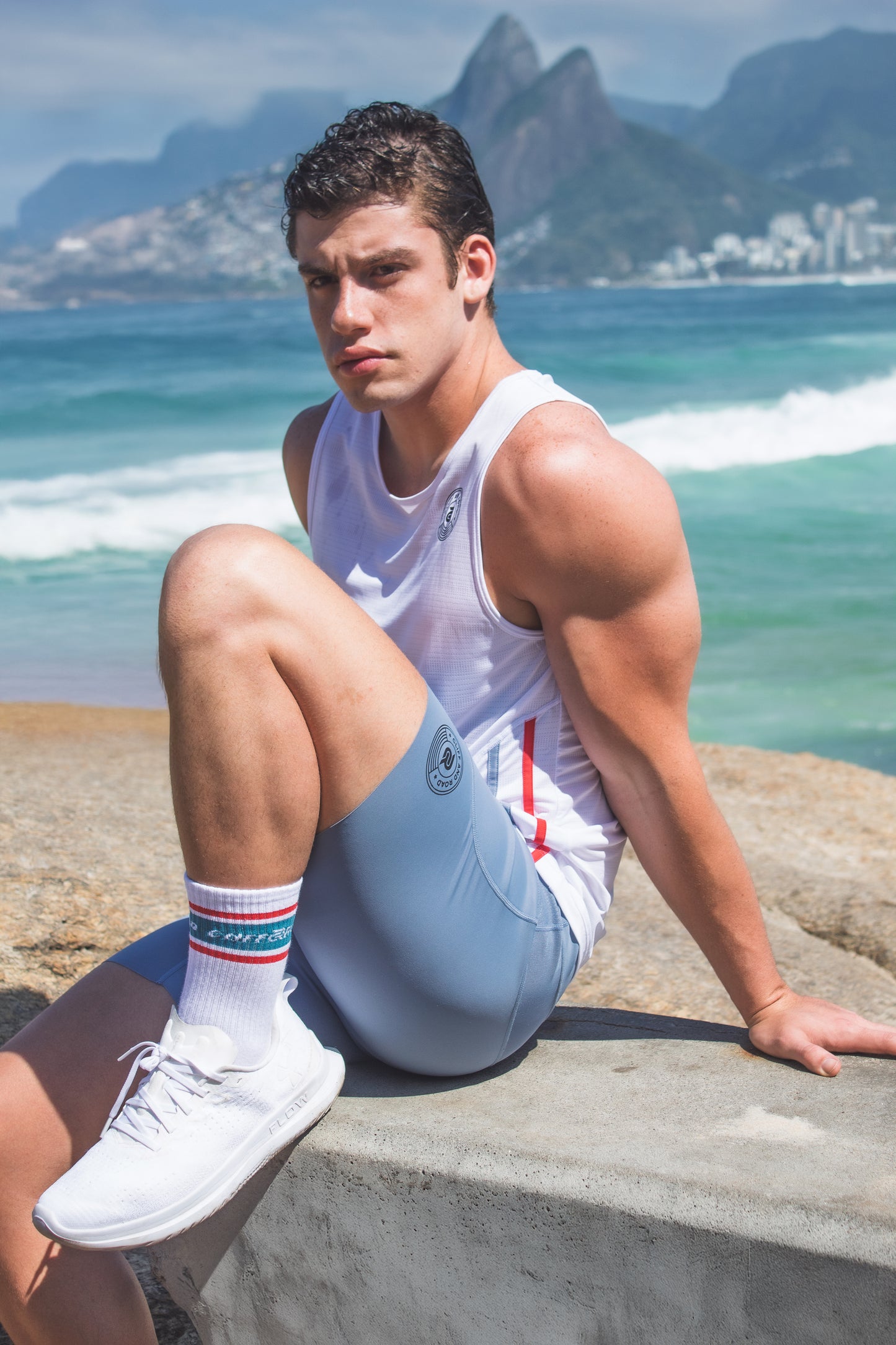 El Durant Short – Slate Azul | High-Performance  Spandex Training Shorts
