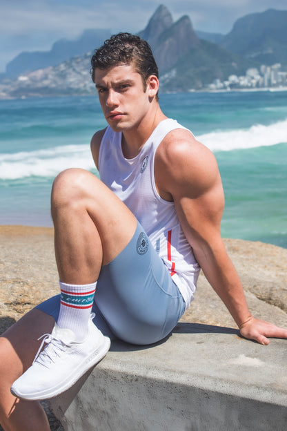 El Durant Short – Slate Azul | High-Performance  Spandex Training Shorts