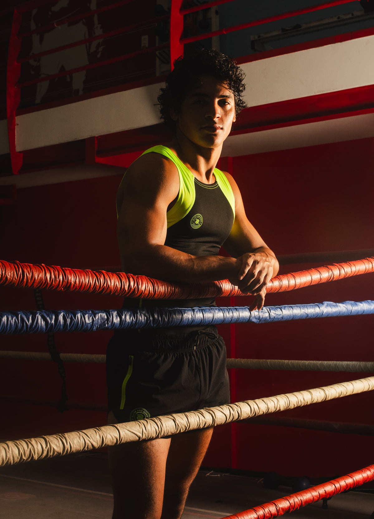 Camp Laurel Tank in Lucha   – Men’s Fitted Performance Tank