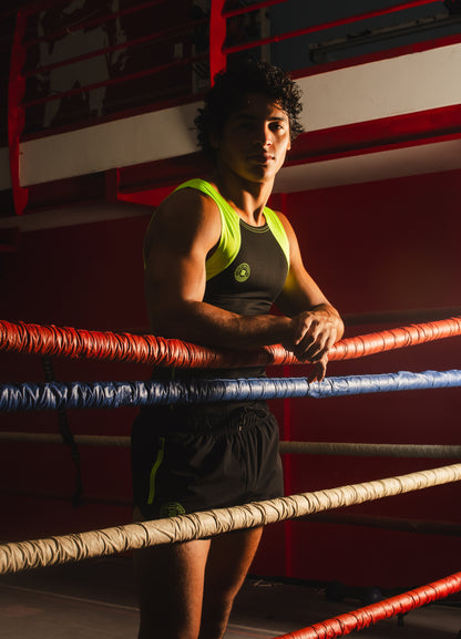 Camp Laurel Tank in Lucha   – Men’s Fitted Performance Tank