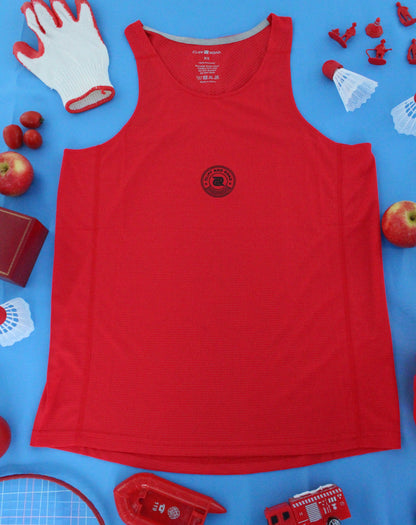 The Navigator's Edge Tank in Crimson