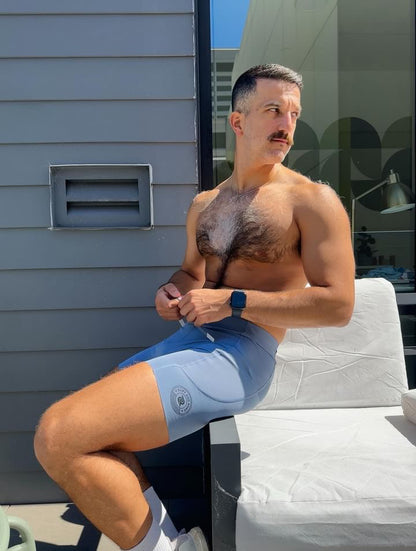 El Durant Short – Slate Azul | High-Performance  Spandex Training Shorts