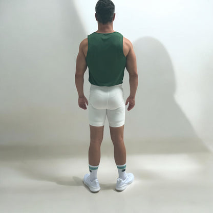 Sierra Tank in Nopal Green – Men’s Relaxed Fit Workout Tank Top