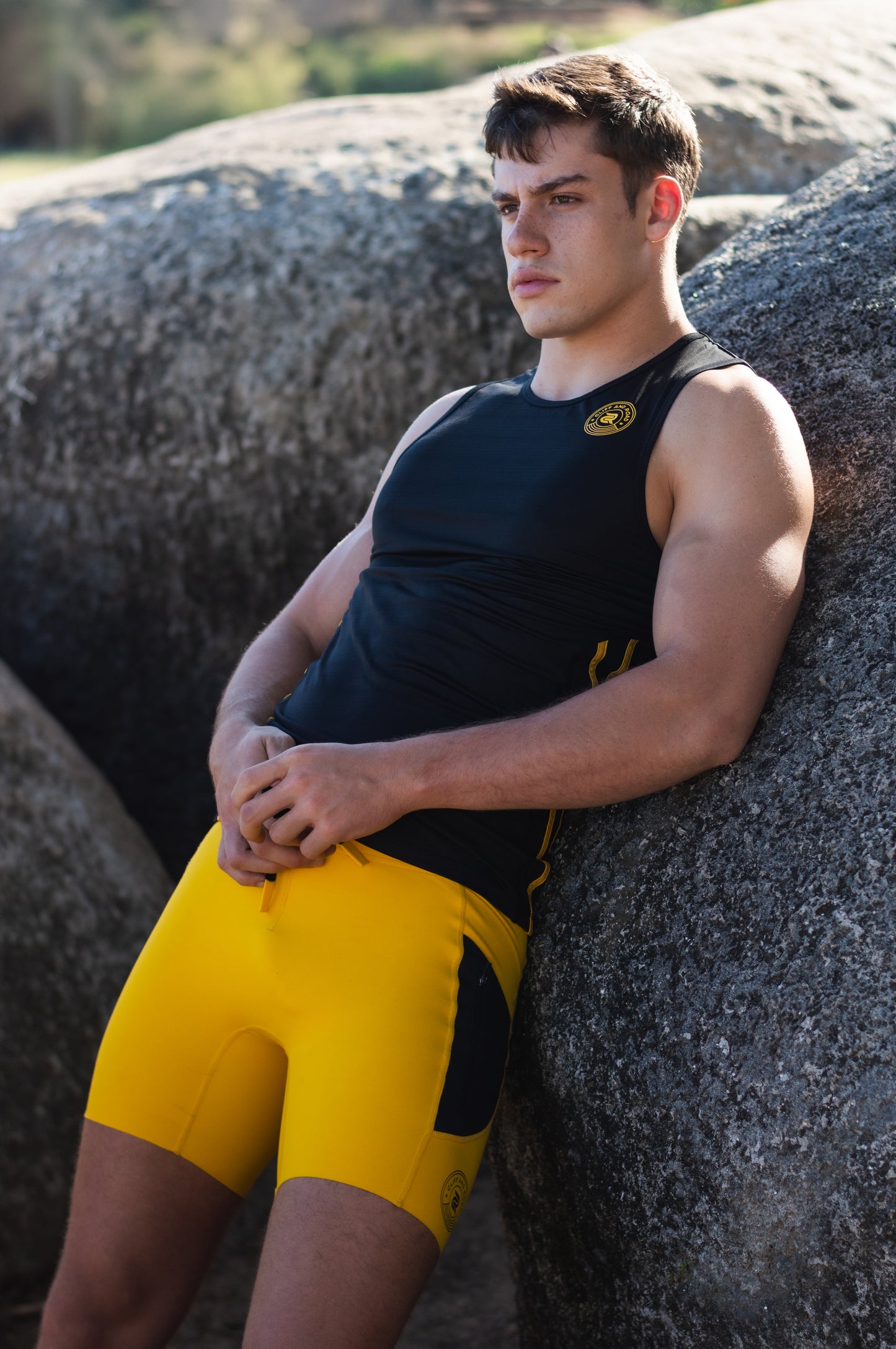 Sierra Tank in SOL – Men’s Relaxed Fit Workout Tank Top