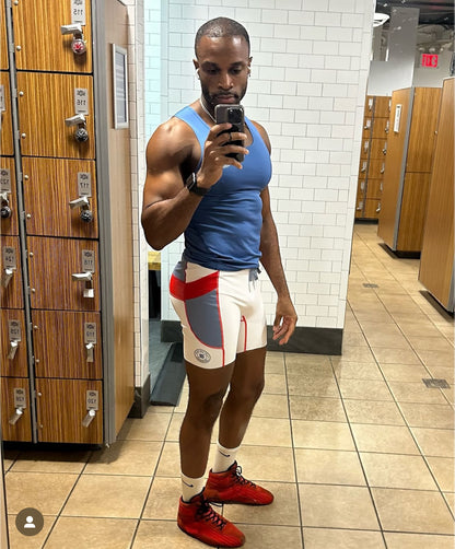 SculptureFit Tank – Azul | Men’s Fitted Compression Tank Top