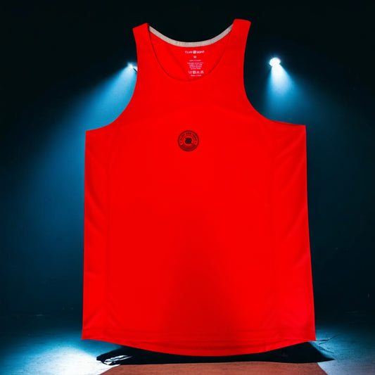 The Navigator's Edge Tank in Crimson