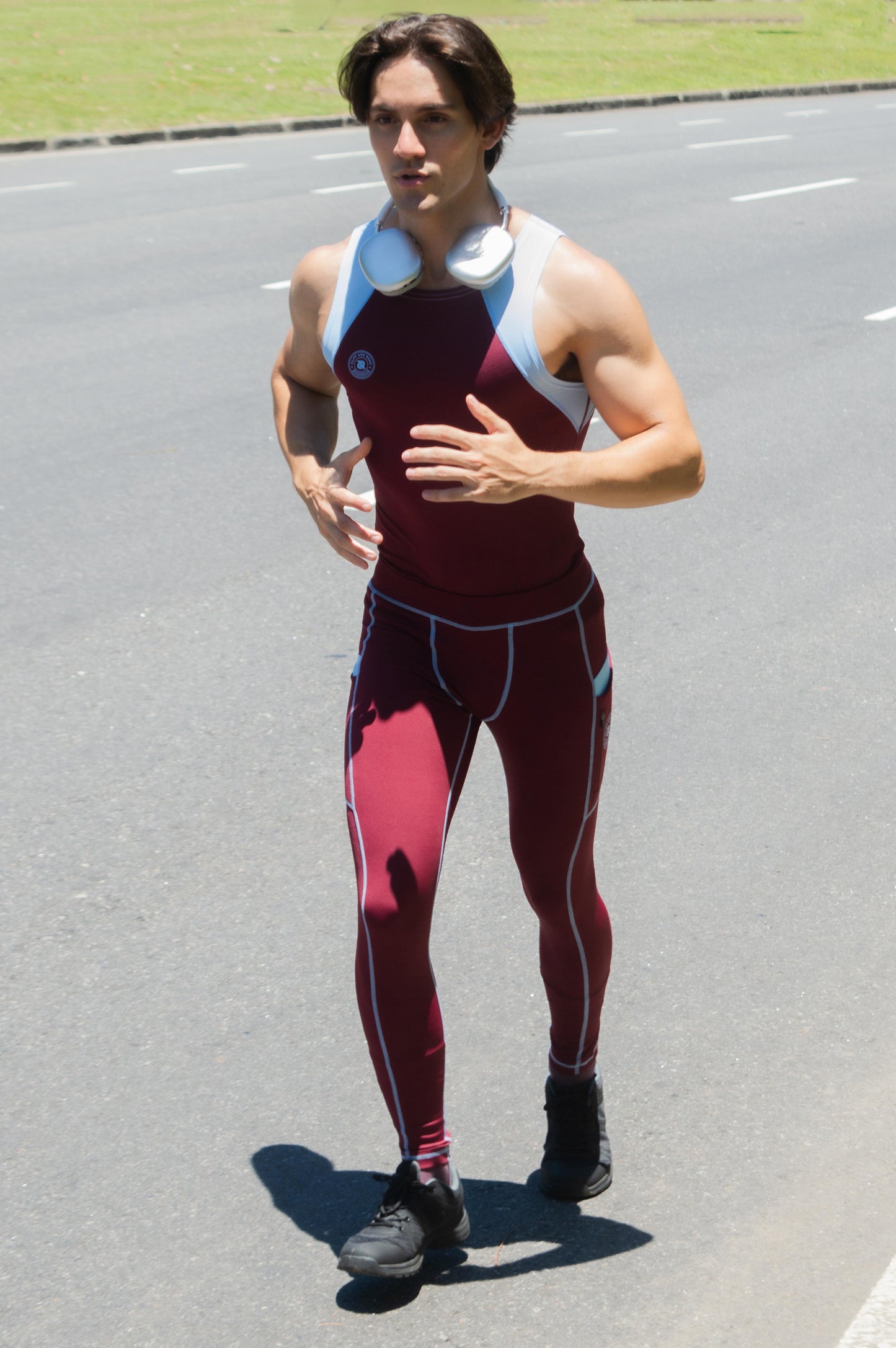 El Cabrón Tights in Vino 5 pocket