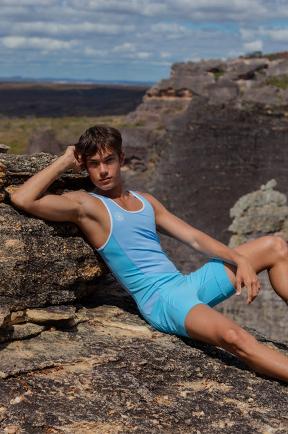 El Chavo 4 pocket Singlet in PLAYA| Men's Singlet with Pockets