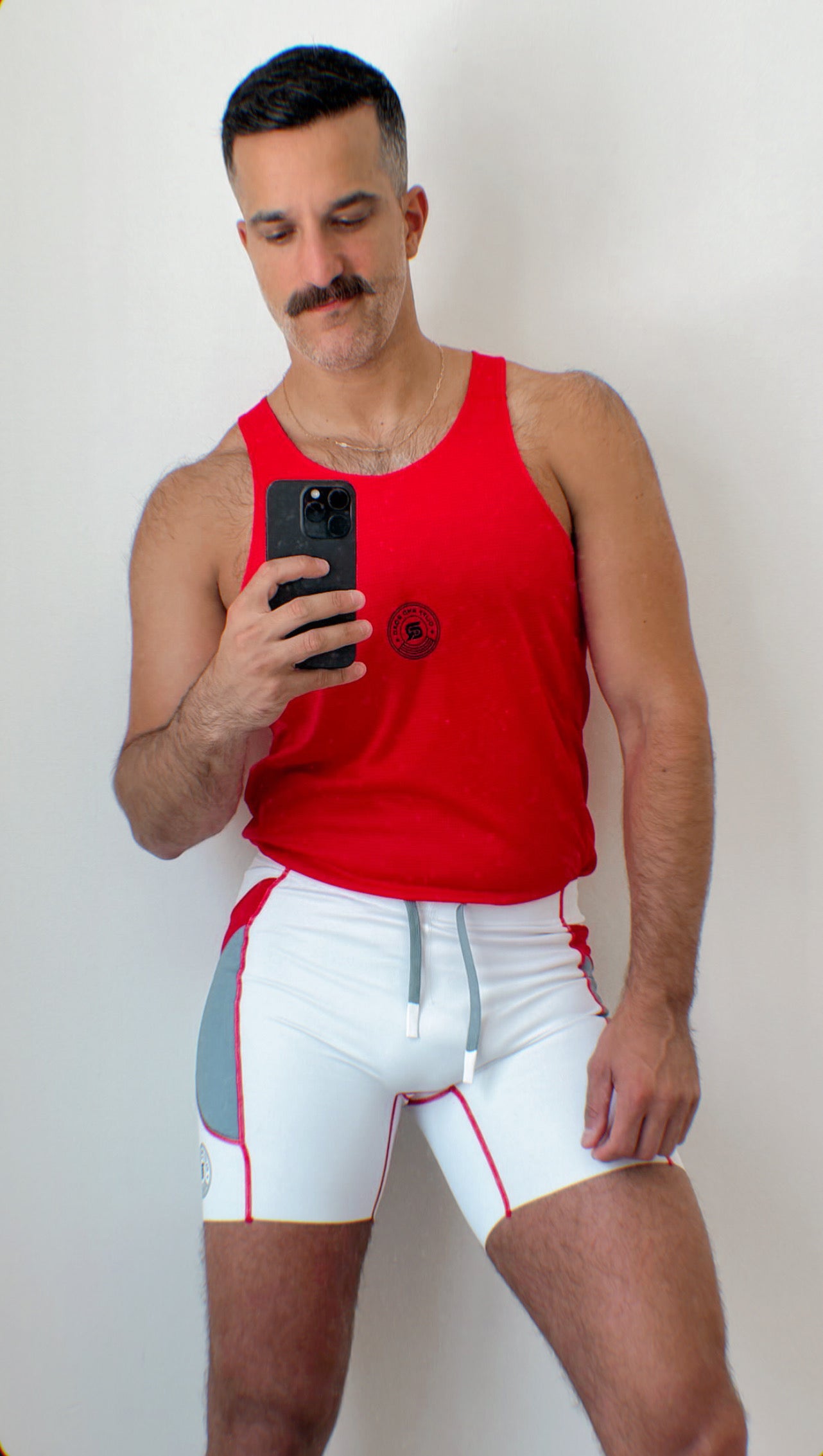 The Navigator's Edge Tank in Crimson