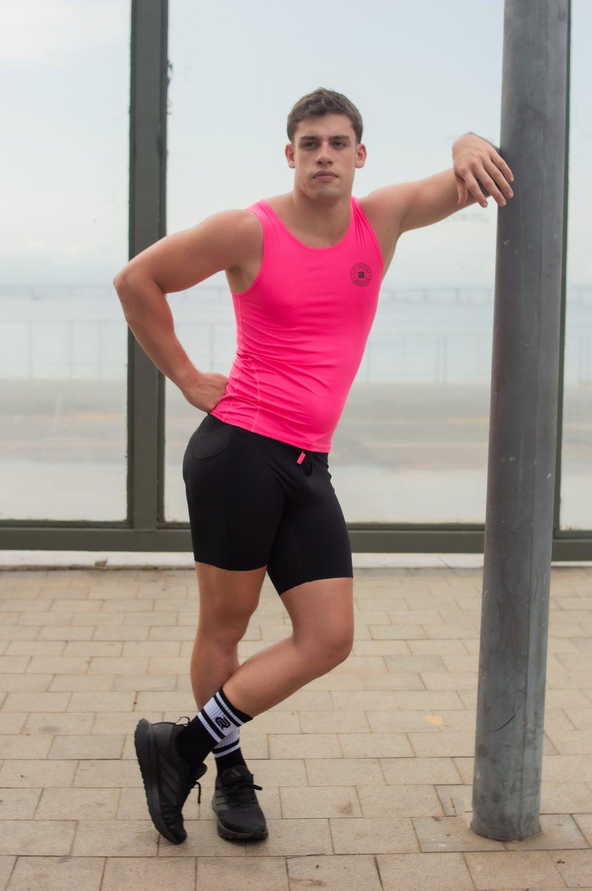 SculptureFit Compression Tank — Rosa