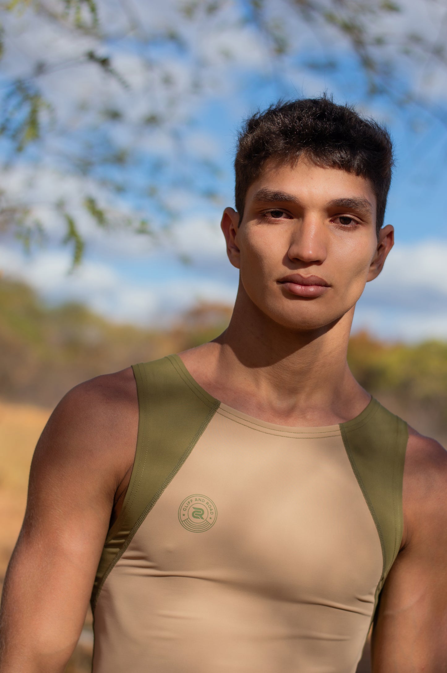 Camp Laurel Tank in CAMPO  – Men’s Fitted Performance Tank