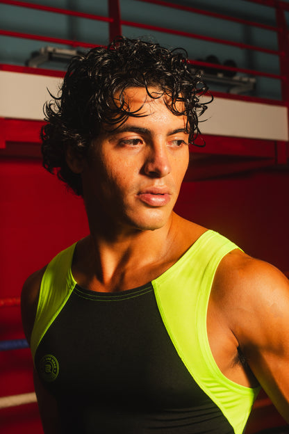 Camp Laurel Tank in Lucha   – Men’s Fitted Performance Tank