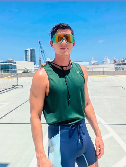 The Cowell Tank in the Color Verde Oscuro
