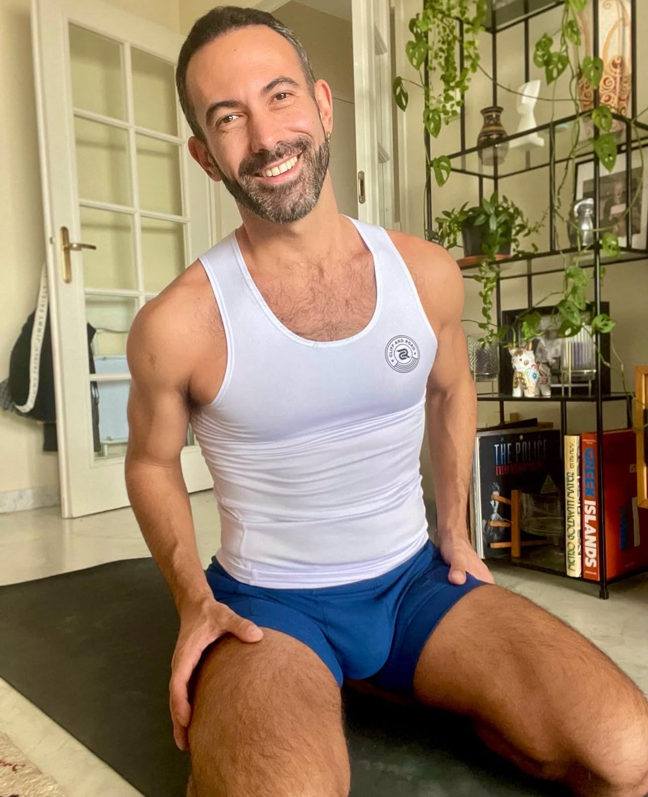 The SculptureFit tank in Polar Blanco
