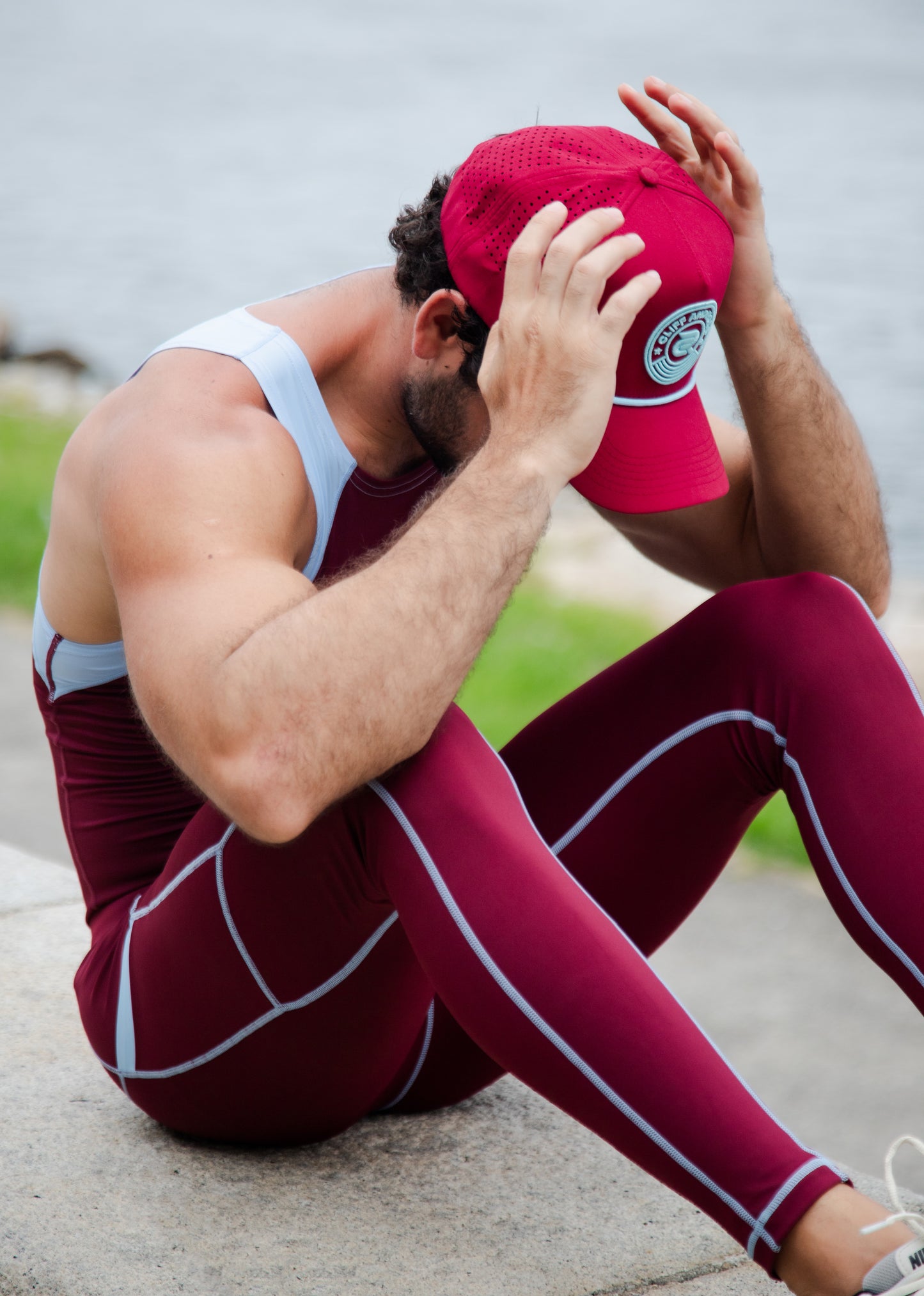 El Cabrón Tights in Vino 5 pocket