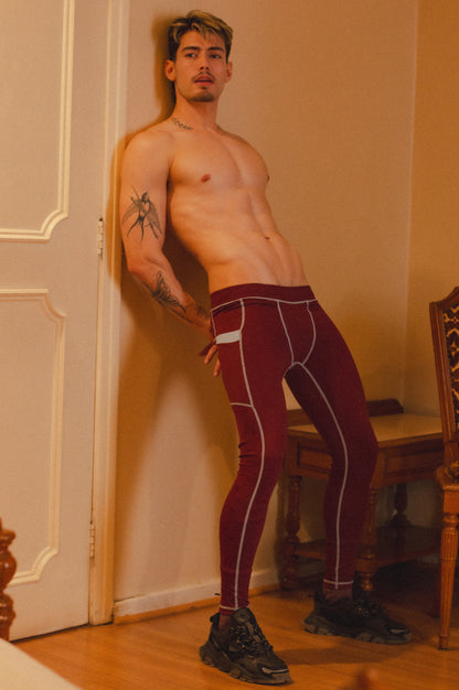 El Cabrón Tights in Vino 5 pocket