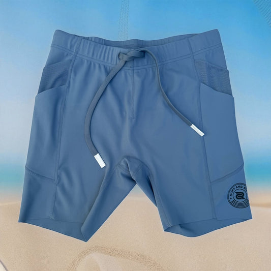 El Durant Short – Slate Azul | High-Performance  Spandex Training Shorts