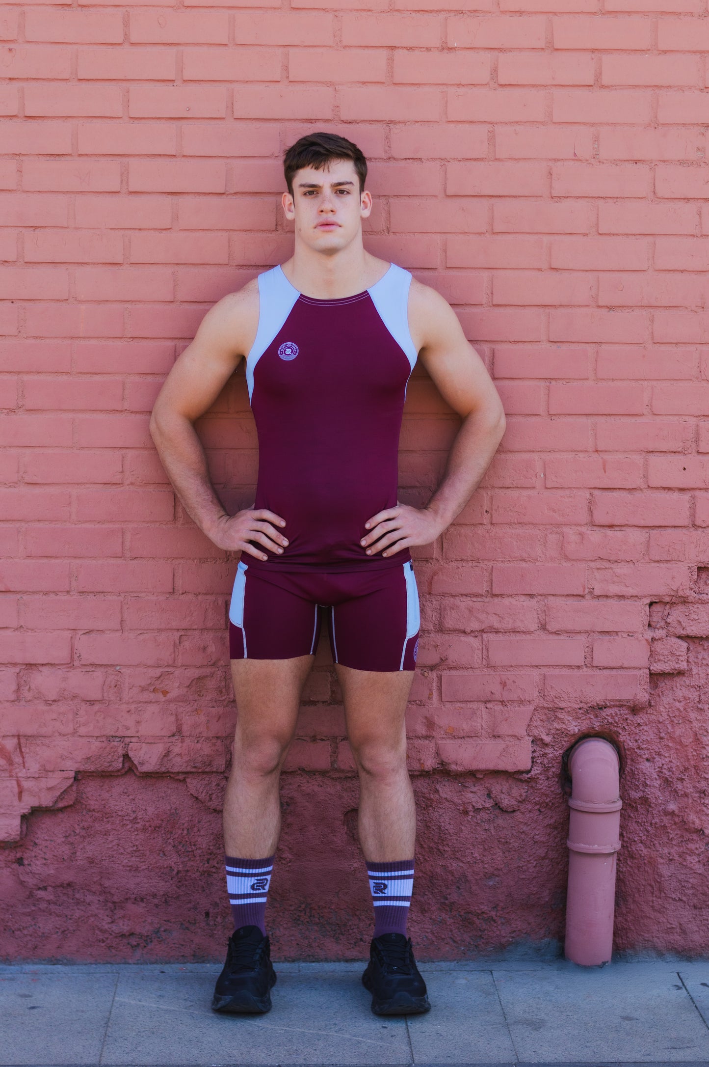 El Durant 5-Pocket Shorts in VINO