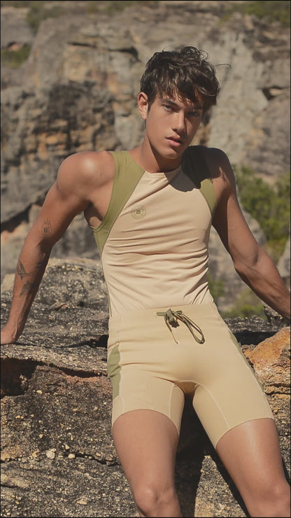 Camp Laurel Tank in CAMPO  – Men’s Fitted Performance Tank