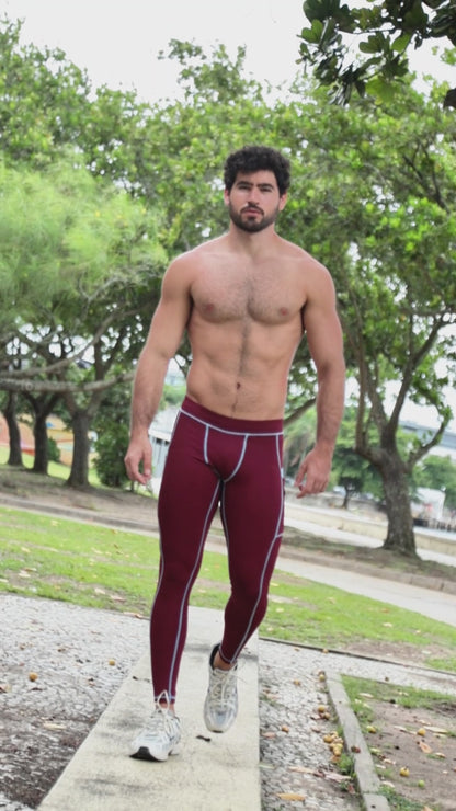 El Cabrón Tights in Vino 5 pocket